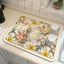 Tapis de drainage de cuisine premium pour vaisselle
