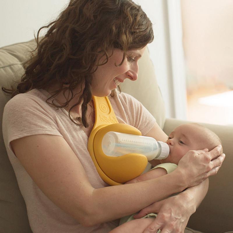 Freely Rotatable Hand-Free Baby Bottle Holder