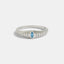 925 Sterling Silver Inlaid Zircon Ring - Korvel