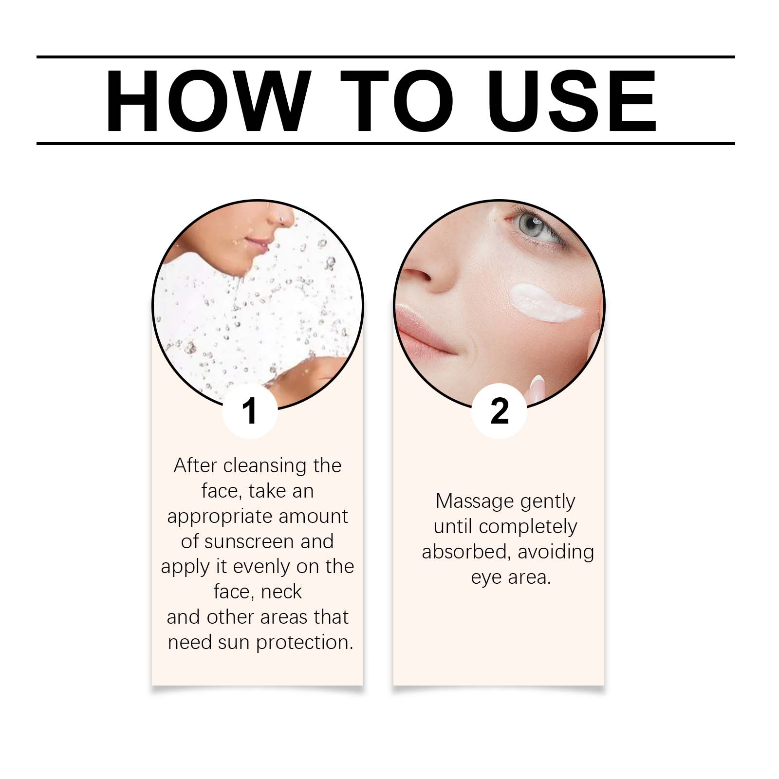 Ouhoe Rice Protective Cream Outdoor Uv Isolation Waterproof Moisturizing Skin Refreshing Non-Sticky Protective Cream - Korvel