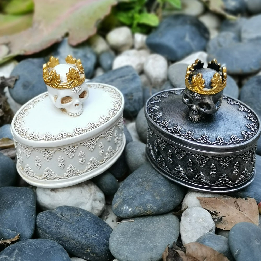 Boîte de rangement Crâne Couronne