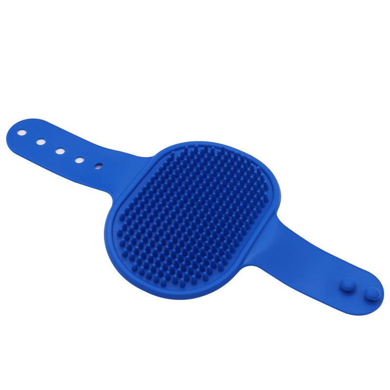 Brosse en caoutchouc souple pour chiens et chats
