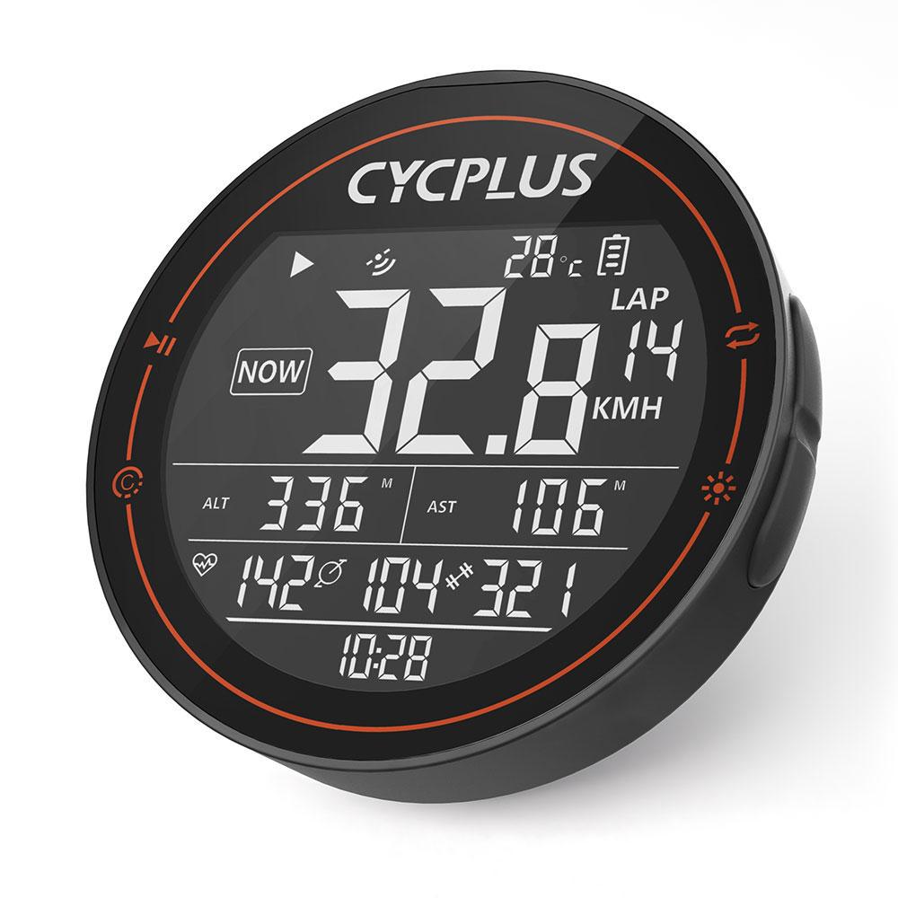 CYCPLUS M1 Racer Plus Bicycle GPS Stopwatch Cycling Computer Speedometer Odometer Bluetooth ANT+ - Korvel