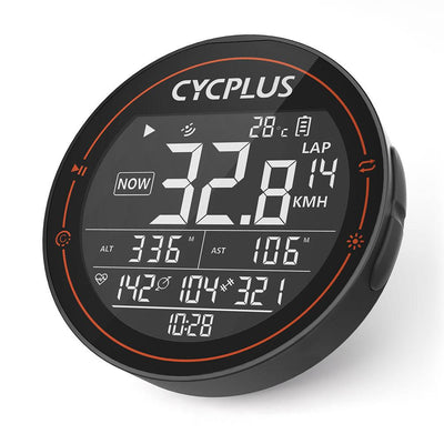 CYCPLUS M1 Racer Plus Bicycle GPS Stopwatch Cycling Computer Speedometer Odometer Bluetooth ANT+ - Korvel