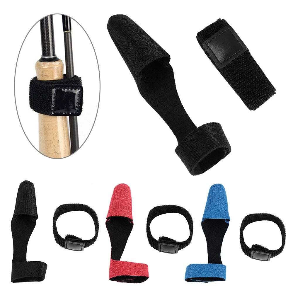 1Set Reusable Fishing Rod Tip Covers And Rod Tie Truss Cane Sleeves Pole Strap Fastener Glove Protector Case Outdoor Accessories - Korvel