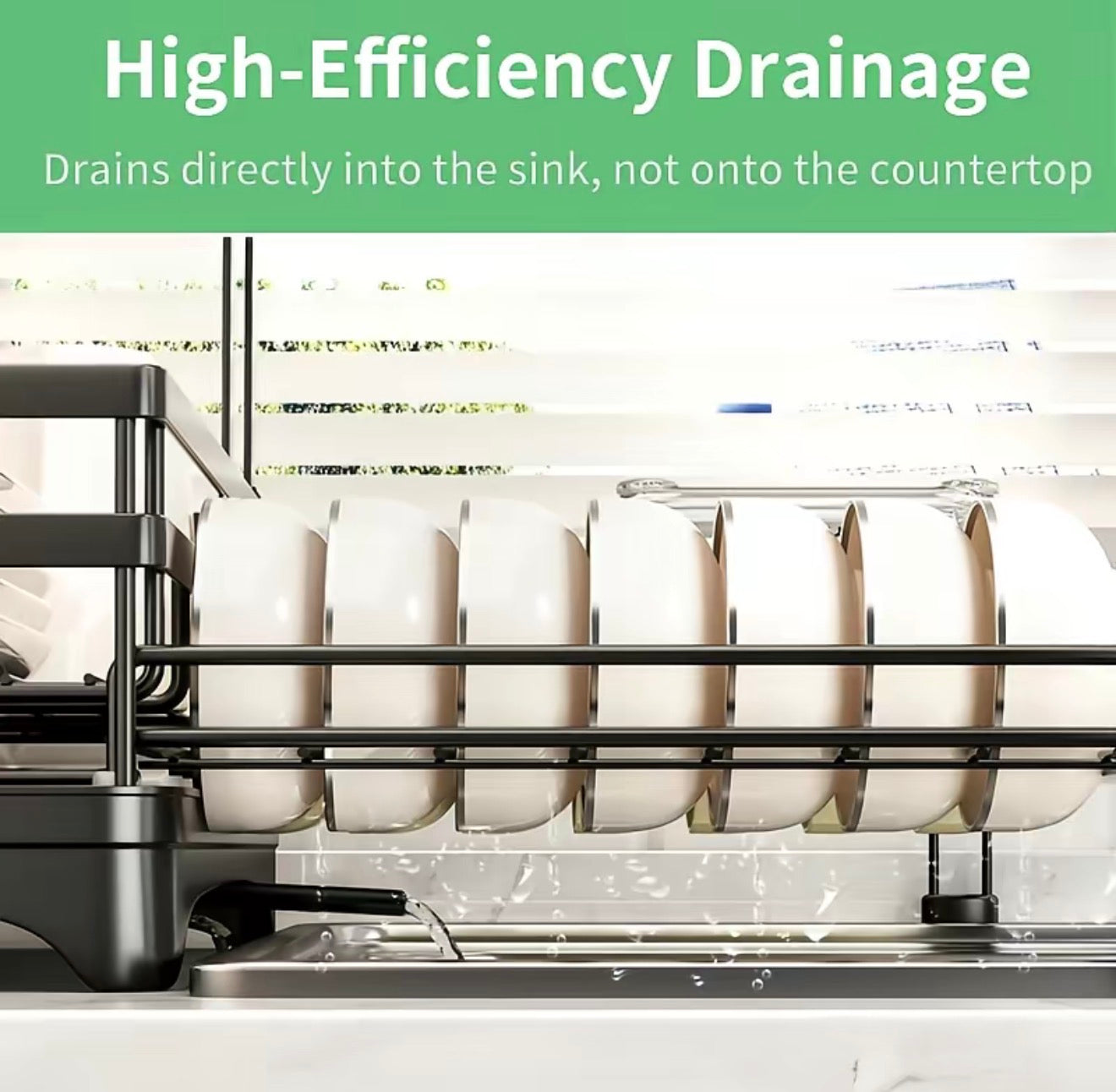 SpaceDry Foldable Dish Rack