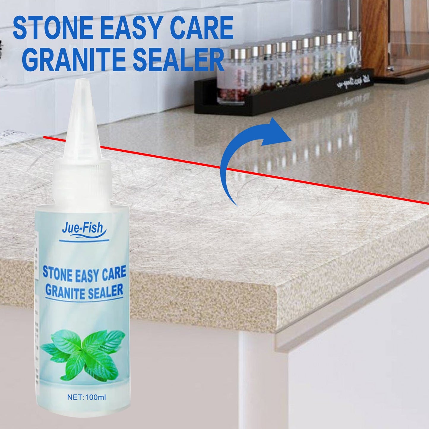 Ceramic Tile Coating Agent, Kitchen Countertop Tile Stone Corrosion Repair Alkali Brightening Coating Agent - Korvel