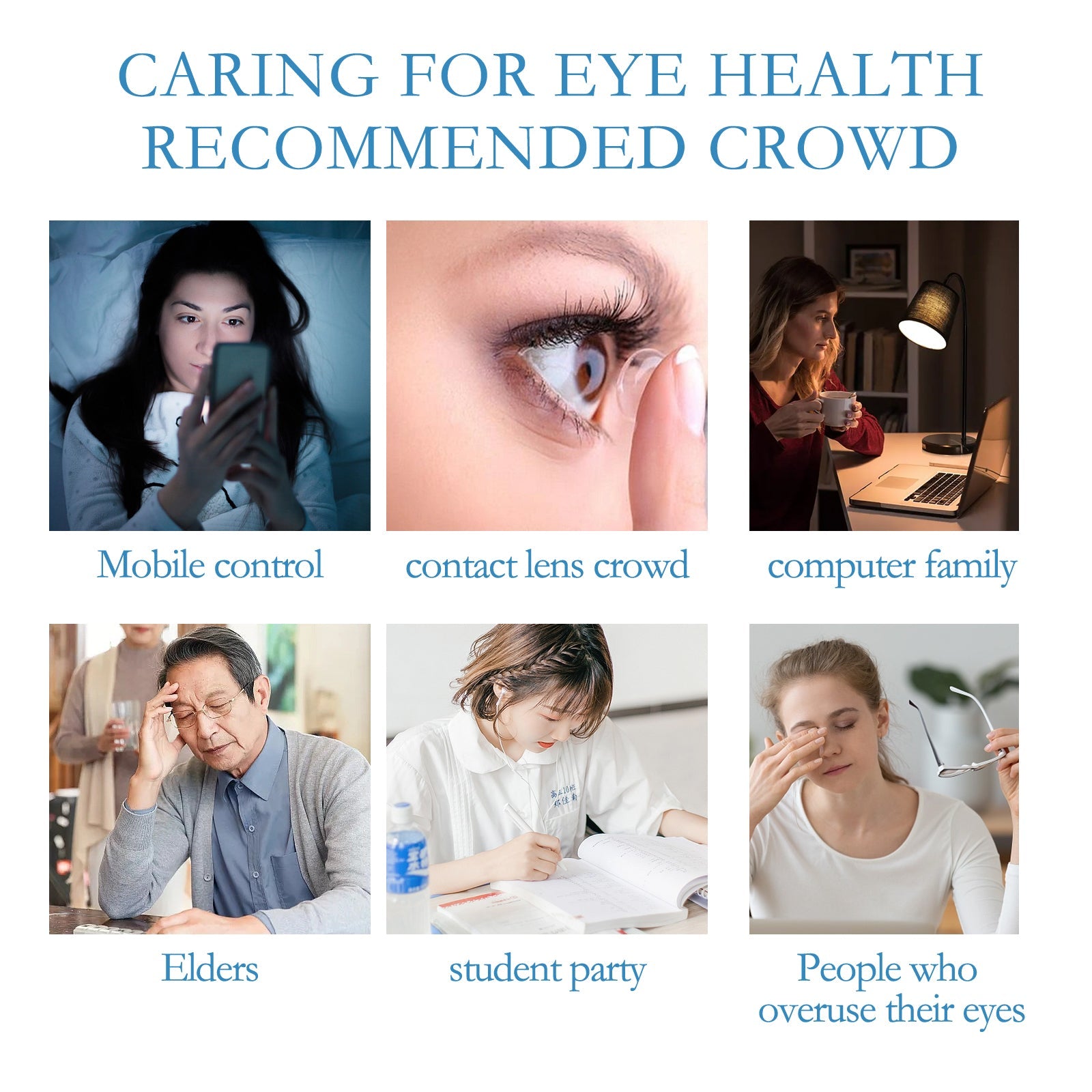 Eye Massage Roller Relieves Eye Discomfort Blur Moisturizes Eye Area Massage Roller - Korvel