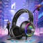 Head mounted gaming headset Soulbytes S19 wired RGB computer headset anchor gaming headset - Korvel
