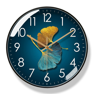 Brand - new 10/12 - inch modern wall clock. Its silent quartz makes it perfect for living rooms. - Korvel