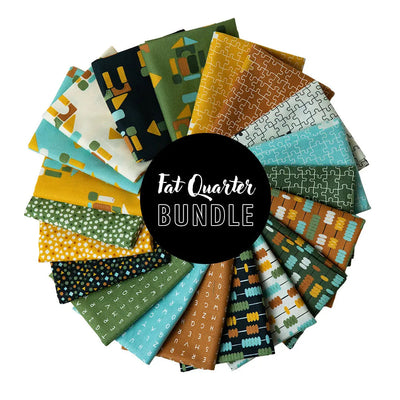 ABC XYZ Fat Quarter Bundle - Ensemble de 20 tissus en coton premium