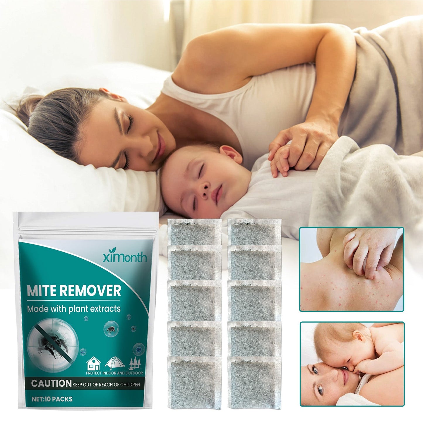 Herbaceous Mite Control Kit Travel Outdoor Camping Home Bedding Clothing Herbaceous Mosquito Repellent Mite Control - Korvel