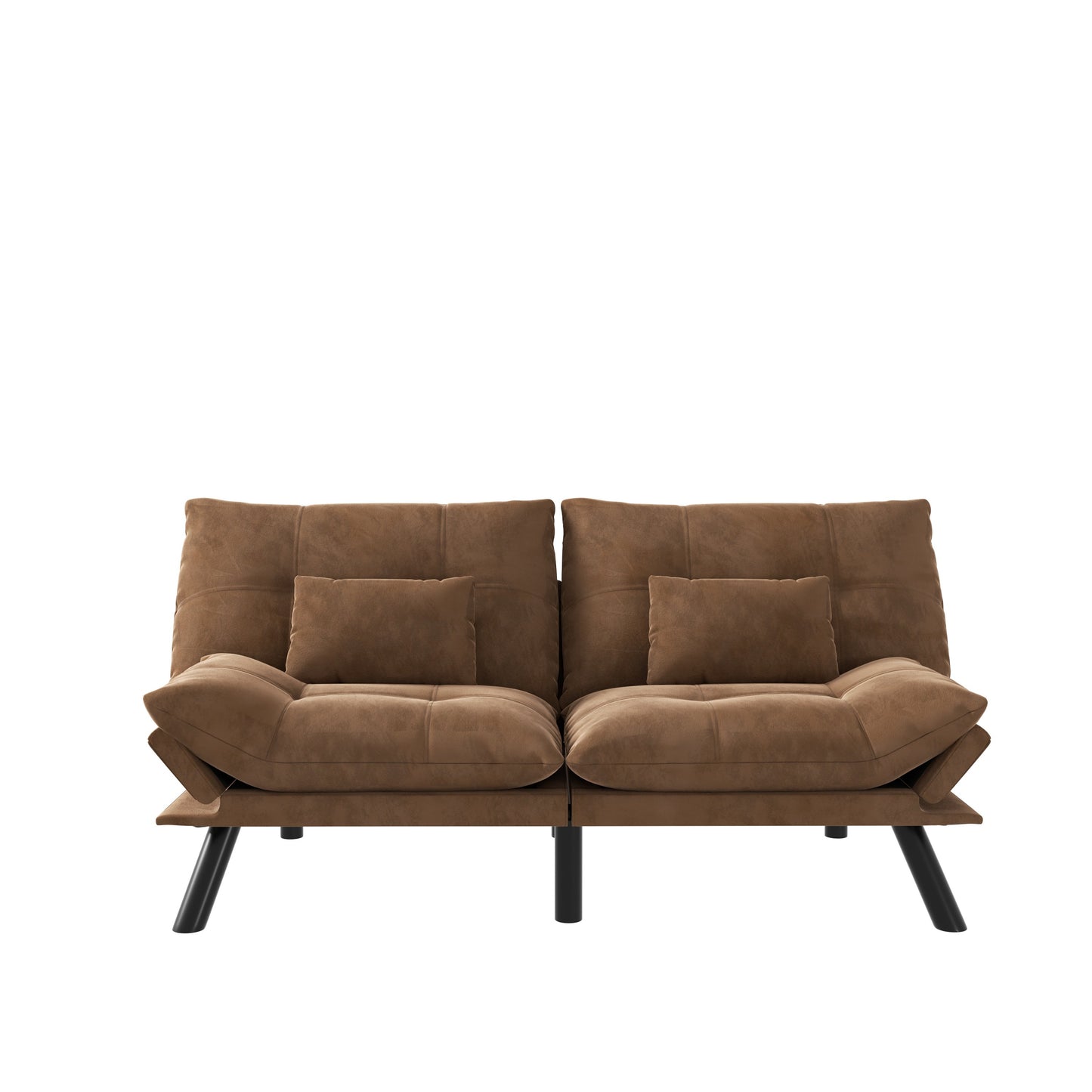 Sofá Cama Moderno Plegable Convertible Marrón