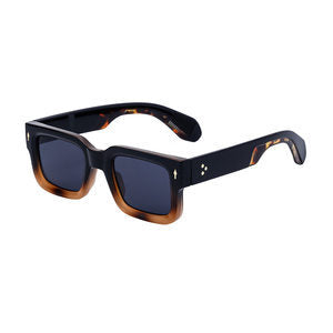 Fashionable boxy sunglasses for men with a simple frame that can be paired with nearsighted glasses - Korvel