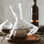 Premium Red Wine Carafe Tumbler Wine Dispenser Decanter with Wood Tray - Korvel