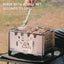 Réchaud Barbecue Portable en Acier Inoxydable pour Cuisine en Plein Air