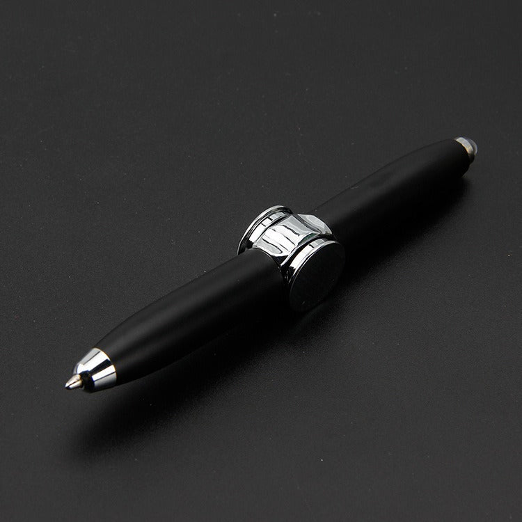 Rotating Luminous Finger Gyroscope Ballpoint Pen