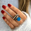 Alloy Three-Layered Open Ring - Korvel