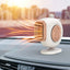 Chauffage Compact 12V/24V Monté sur Voiture - Mini Ventilateur à Chauffage Rapide