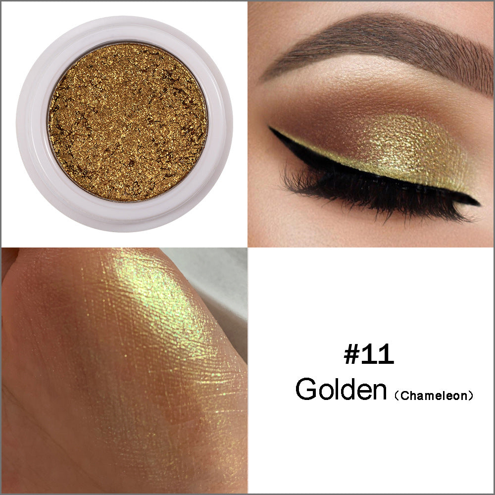 HANDAIYAN Makeup Eye Shadow Monochromatic Polarized Pearlescent Non-Smudge Eye Shadow Cream Easy To Color - Korvel