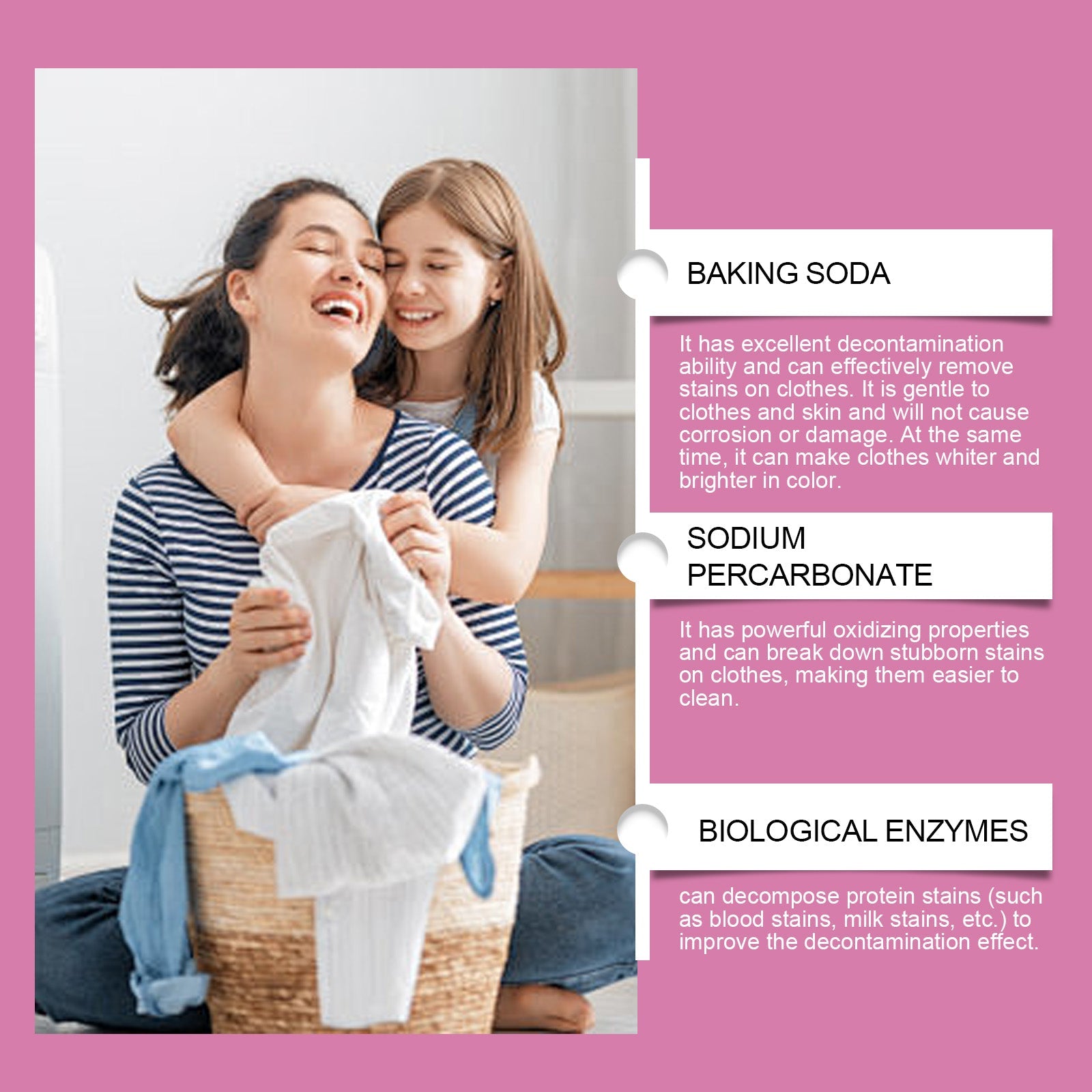 Clothing Decontamination Effervescent Tablet Biological Enzyme Explosion Salt Household Clothing Decontamination Decontamination Stain Leave Fragrance Cleaning - Korvel