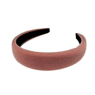 Velvet sponge wide edge headband - Korvel