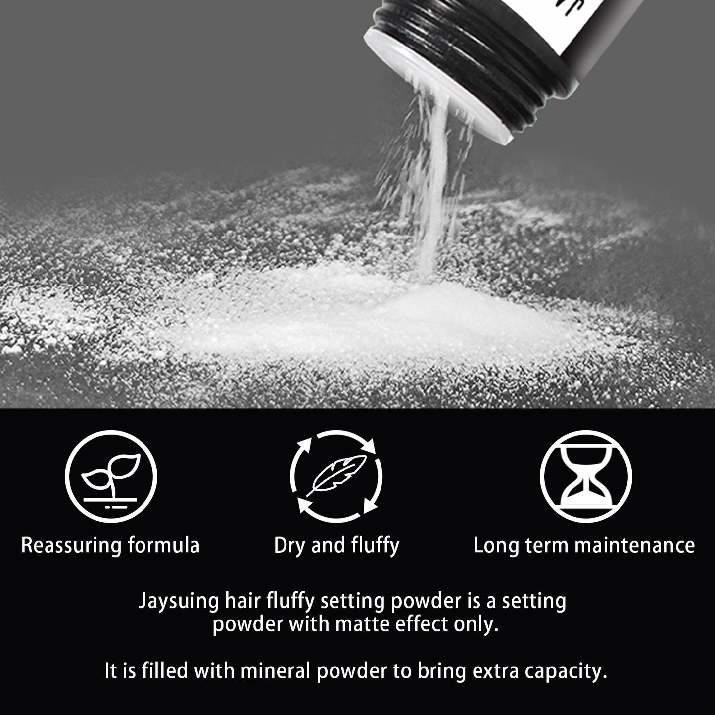 Hair Puff Powder Men's And Women's Hair Styling Care Leave-In Fluffy Refreshing Gentle Puff Powder - Korvel