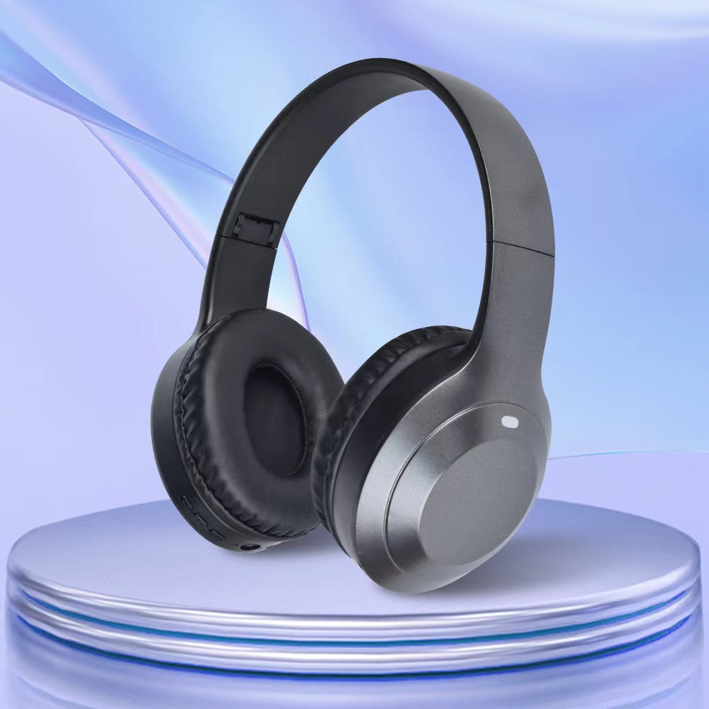 Head mounted wireless Bluetooth earphones for gaming, esports, 3D card insertion, foldable computer earphones, universal - Korvel