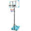Portable Basketball Goal System with Stable Base and Wheels use for Indoor Outdoor teenagers youth height adjustable - Korvel