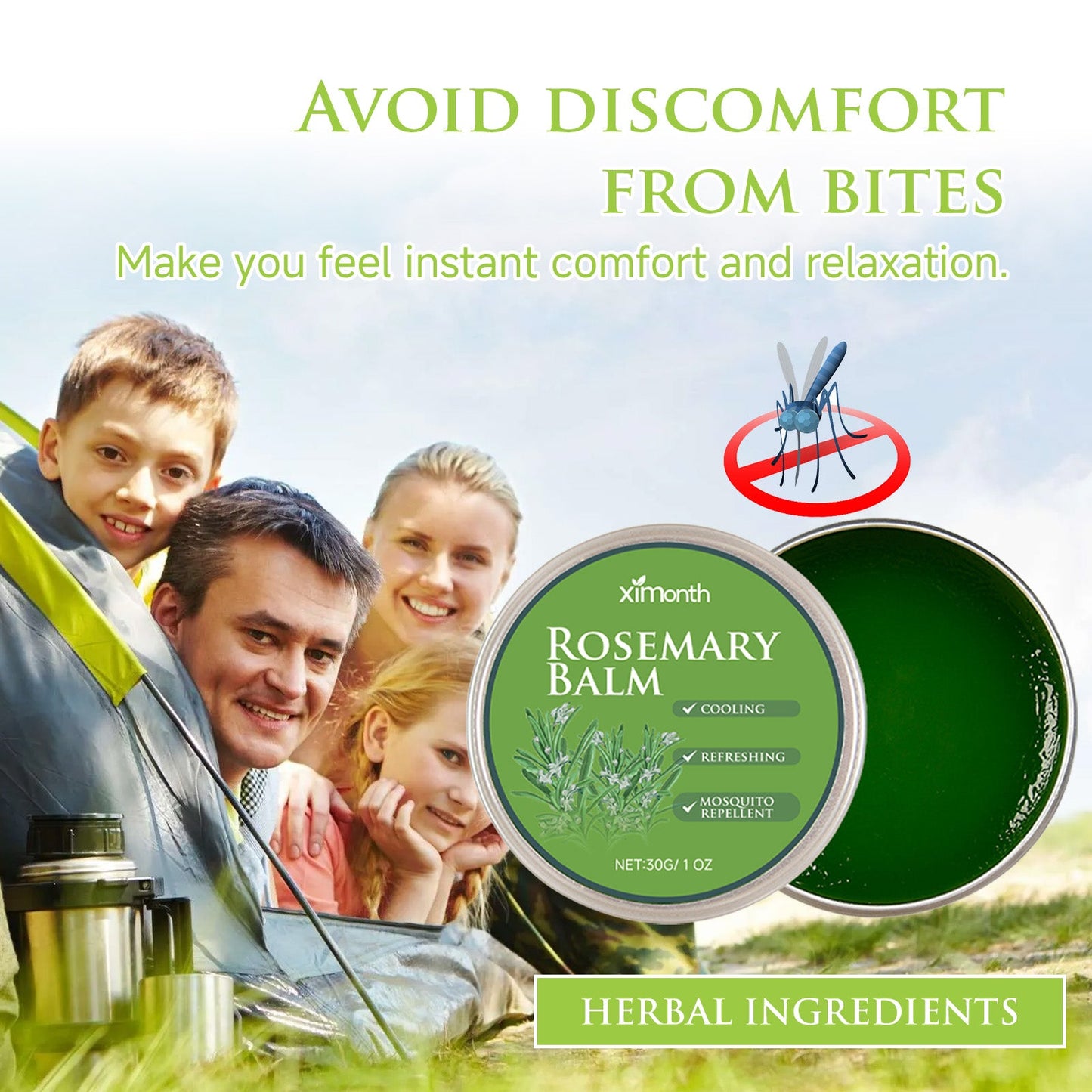 Wormwood Balm - Portable Skin Insect Repellent Cream
