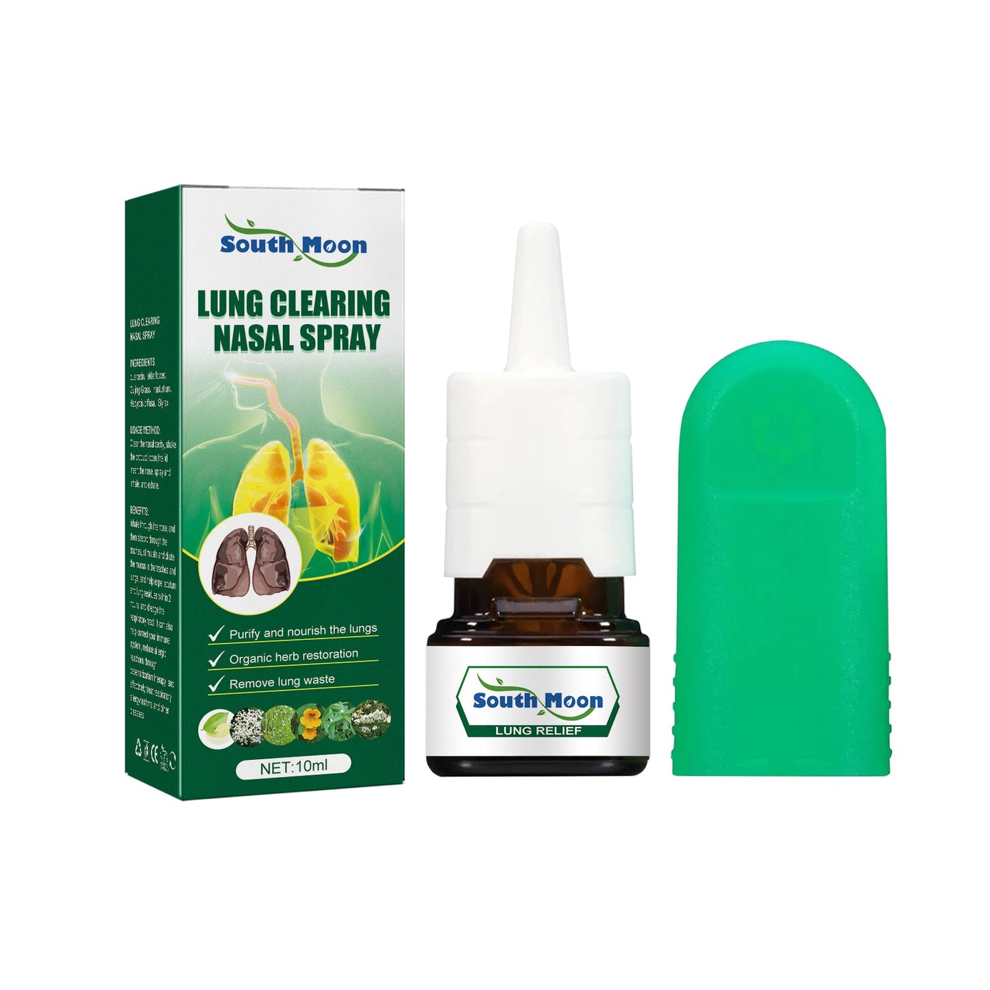 Lung Clearing Nasal Spray, Relieve Nasal Congestion, Runny Nose And Nasal Discomfort Cleansing Stop Snoring Spray - Korvel