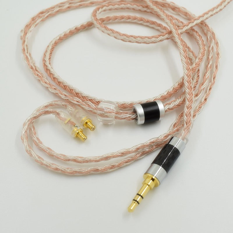 16 core silver plated headphone cable ls50 ls70 ls200 e50 A2DC suitable for upgrading iron triangle headphones - Korvel