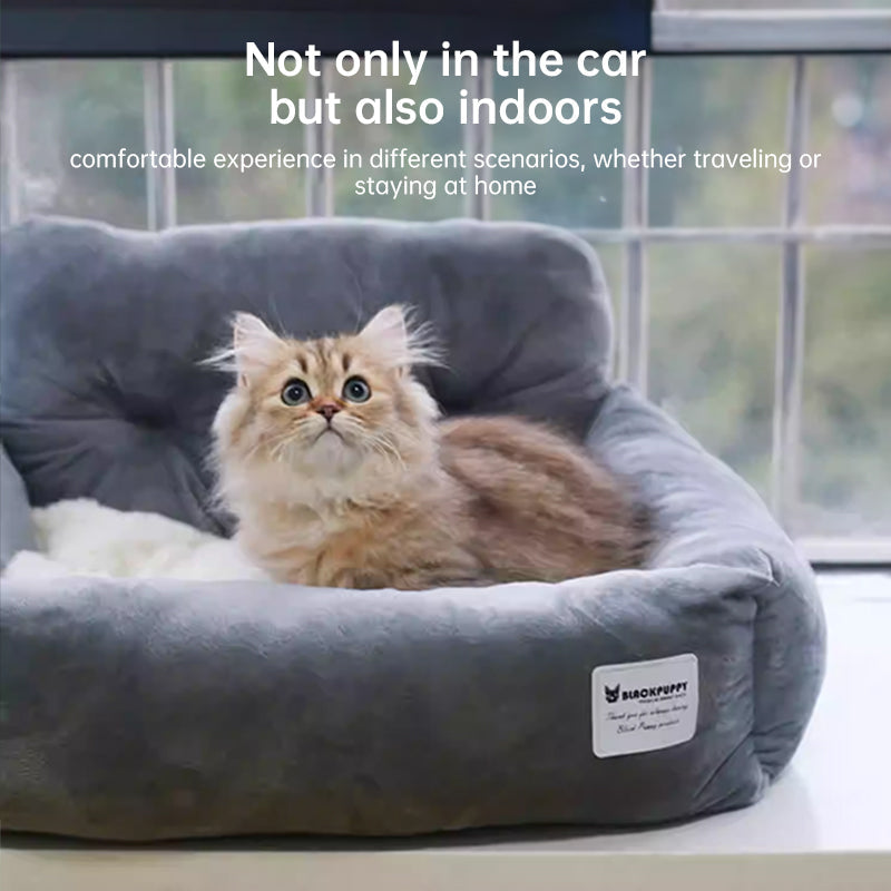 Foldable Pet Car Seat Hammock for Dogs and Cats - Safe Travel Carrier - Korvel
