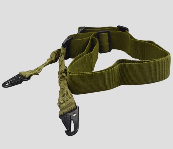 Sangle de fusil tactique premium à 2 points avec boucle en métal QD