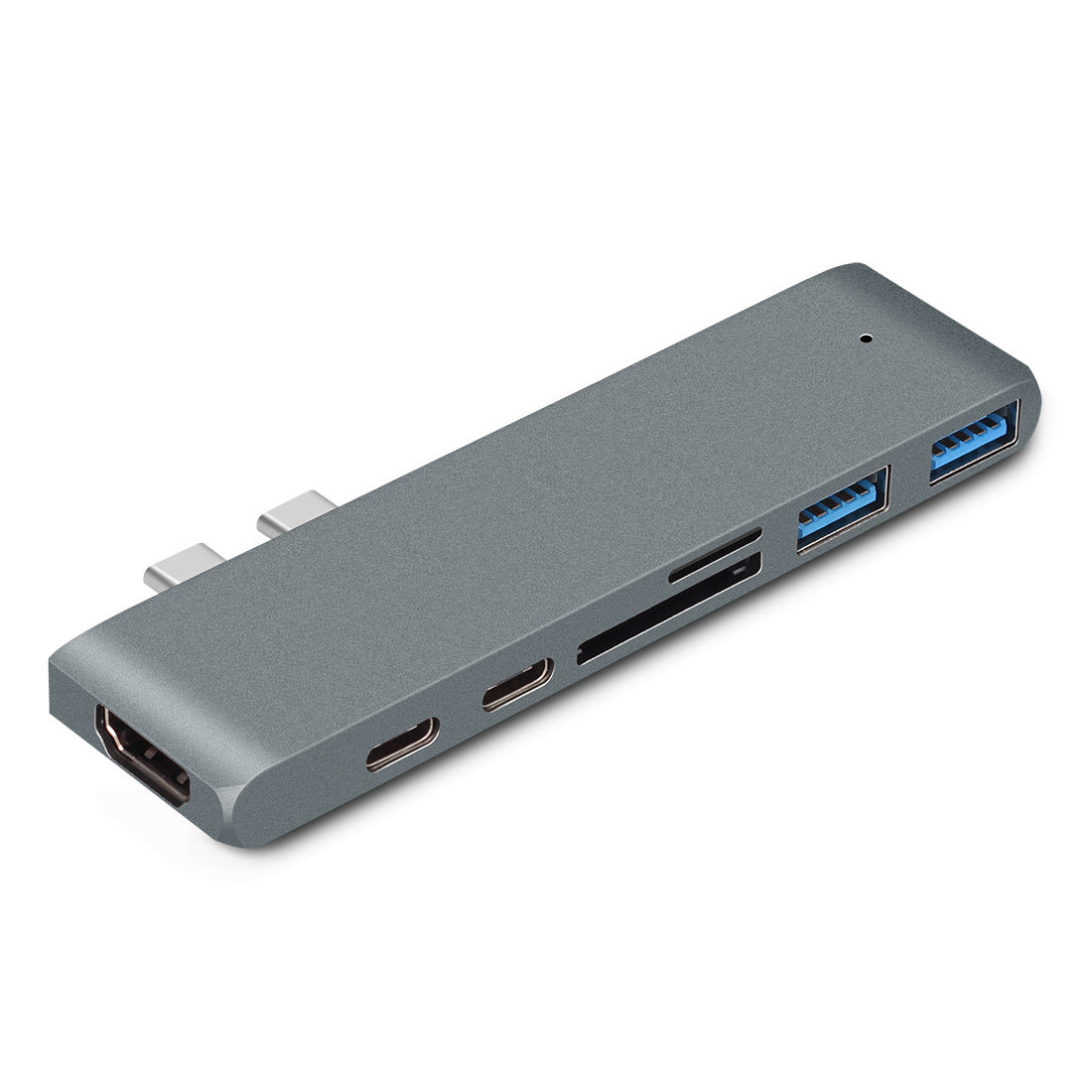 7-in-1 Dual Type-C to HDMI Dock USB 3.0 Hub Converter - Korvel