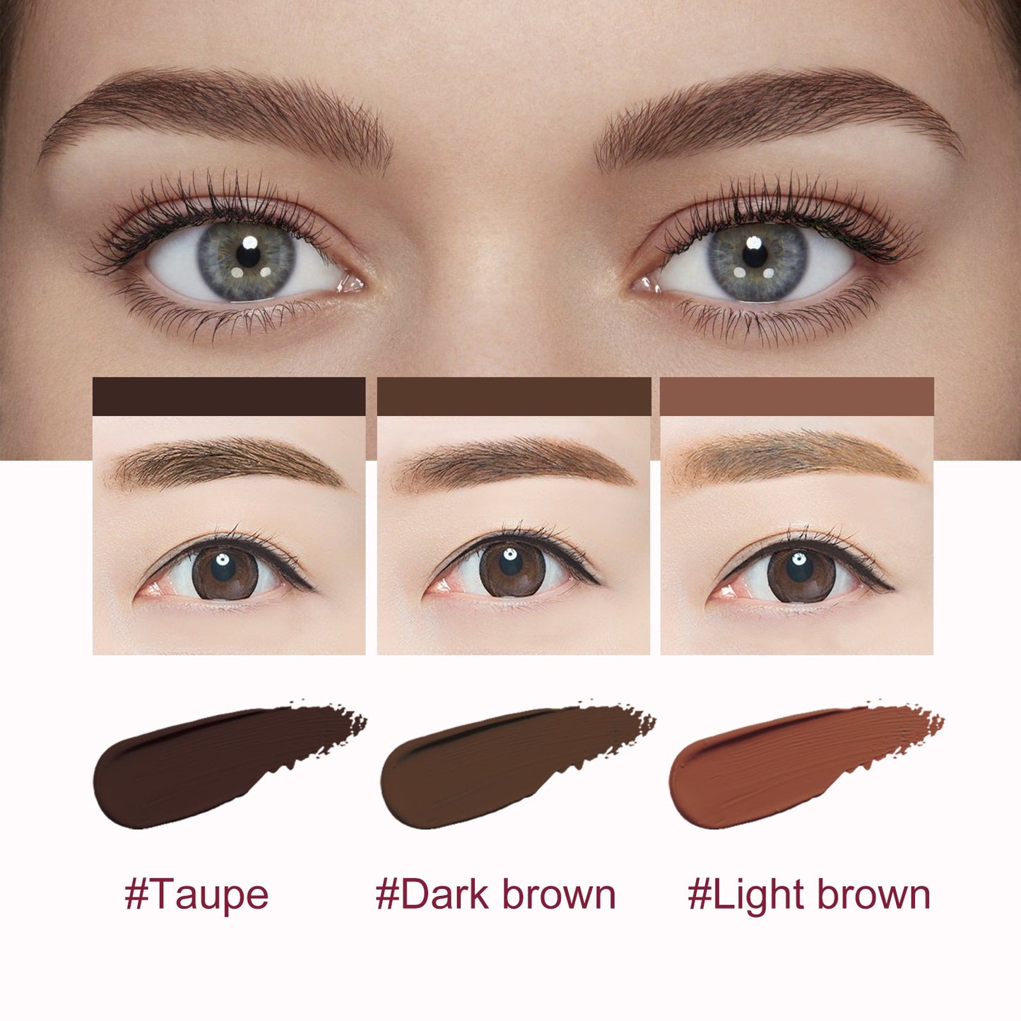 Multifunctional Eyebrow Brush Set, Filling Shaping Tinted Eyebrows Smooth Eye Brow Makeup Set - Korvel