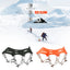 1 Pair Outdoor Climbing Non-slip Ice Snow Grippers 13 Teeth Spike Cleats Crampons for Family Outdoor Camping Accessories - Korvel