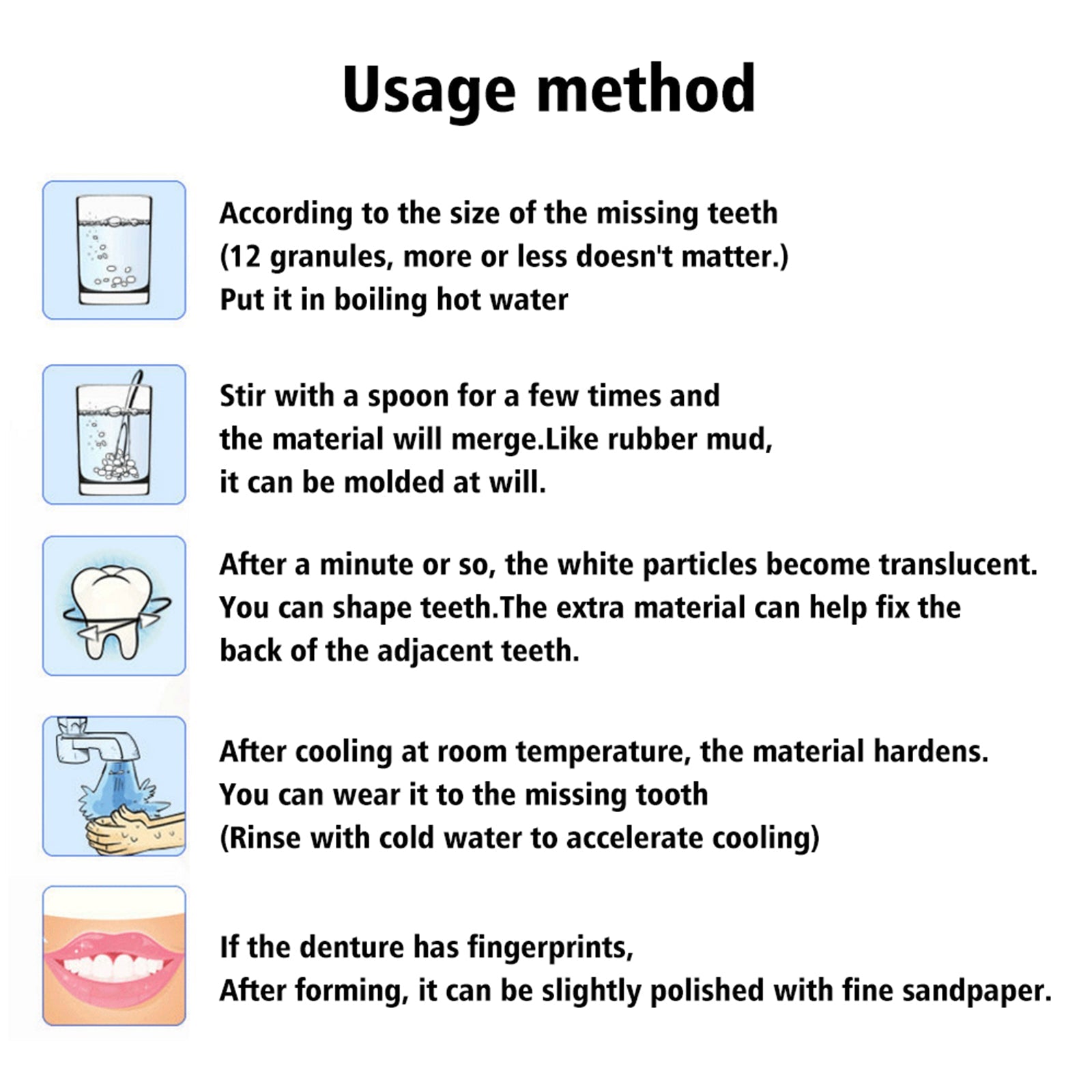 Can Shape Dental Glue Video Makeup Denture Modification Temporary Fillings Dental Glue Holes And Teeth Filling - Korvel