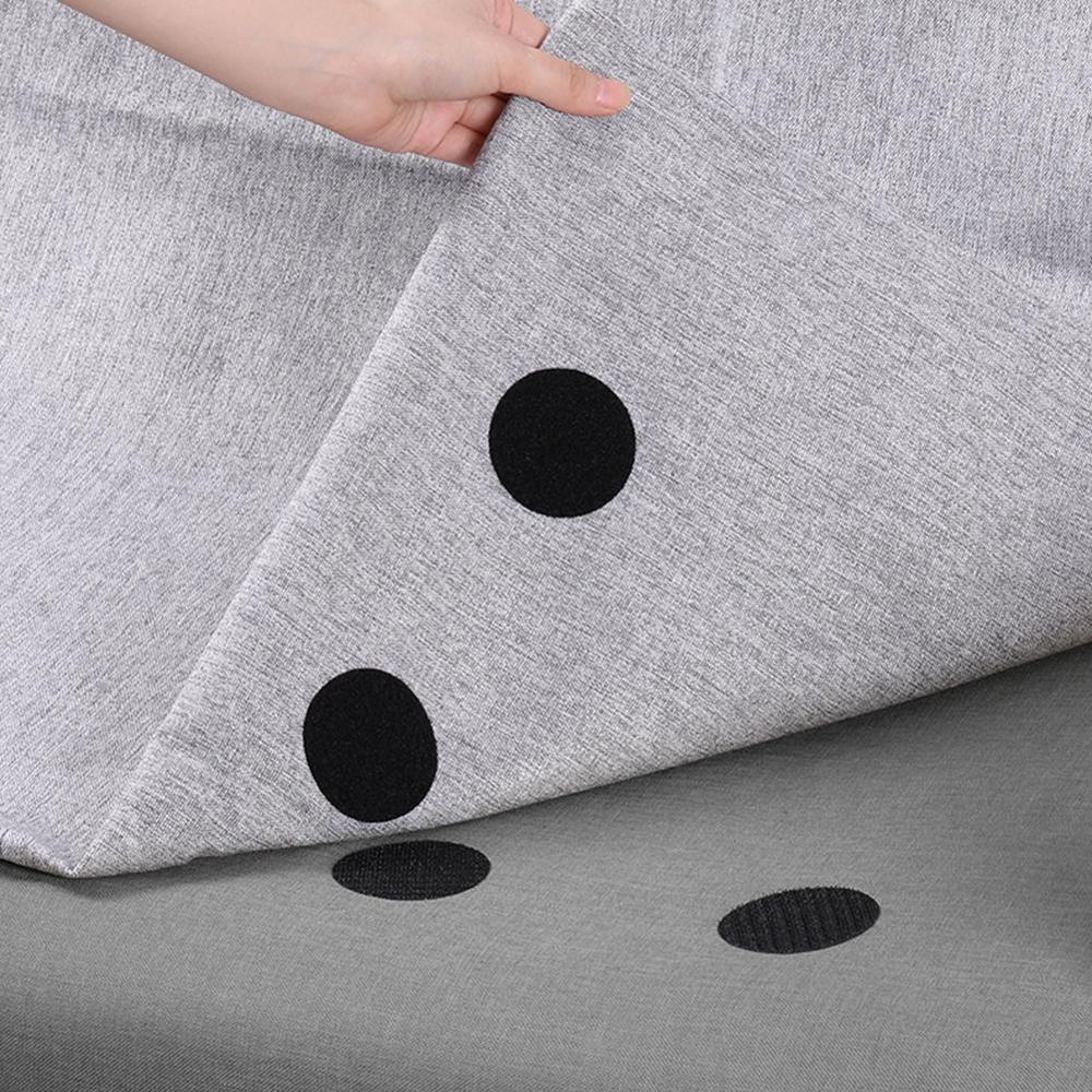 5 Pairs Double-sided Fixed Magic Sticky Self Adhesive Hook Loop Round Pads Craft Tape Bedcloths Sofa Carpet Non-slip Holder - Korvel