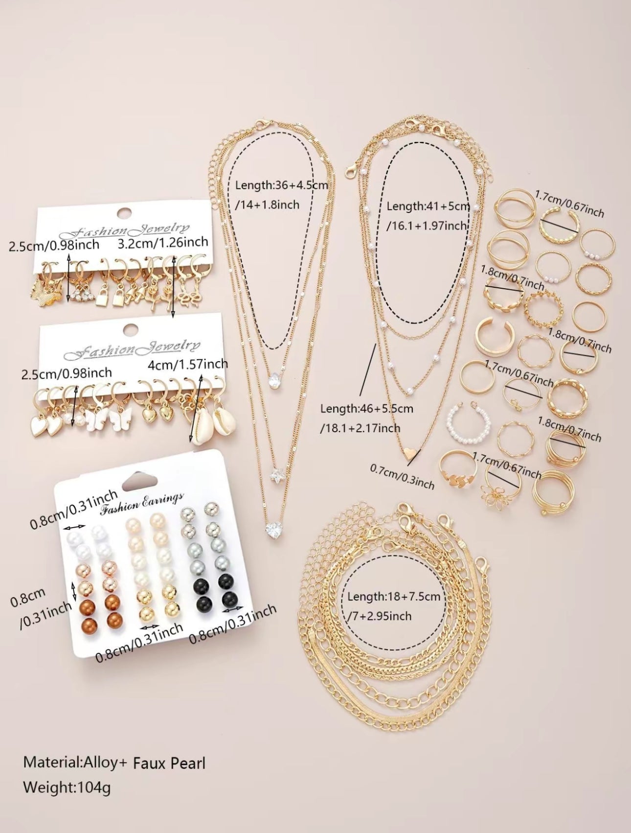 LuxePearl Charm Set - Korvel