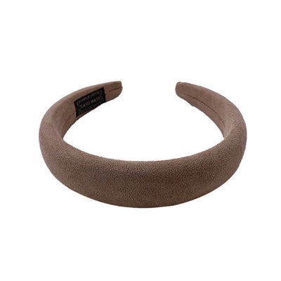 Candy colored velvet with wide edge sponge headband flocking - Korvel