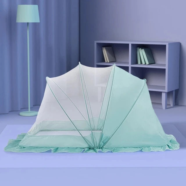 Crib Mosquito Net Encrypted Children Yurt Free Installation Portable Foldable Cribs Tent Cradle Bed Sleeping Pad москитная сетка - Korvel