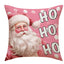 Christmas Pillow Cover - Santa Claus & Snowman Design