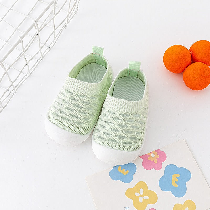 Baby walking shoes indoor anti slip baby front shoes with soft soles for boys and girls shoes - Korvel