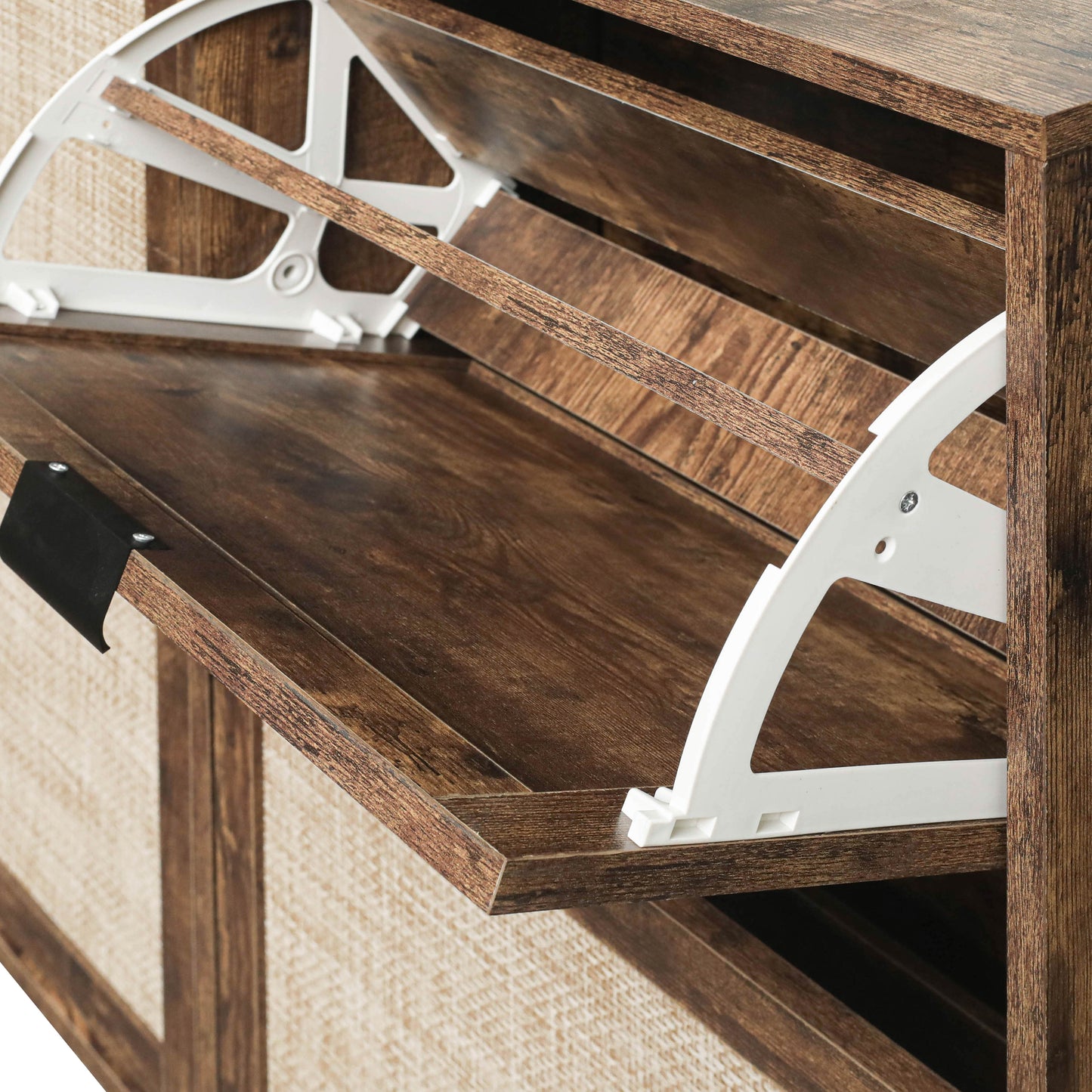 4-Door Freestanding Modern Shoe Rack for Entryway
