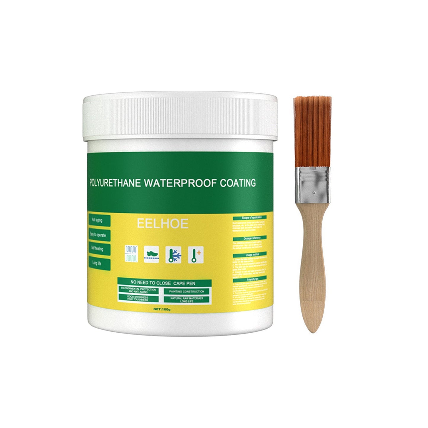 Floor Leak Waterproof Adhesive, Exterior Wall Bathroom Toilet Waterproofing Agent Brick Wall Permeable Paint - Korvel