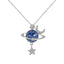 Starry Sky Global Moon Star Set Zircon Necklace Women's Fashion Clavicle Chain - Korvel