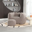 Soft Bean Bag Chair with High Resilient Foam(Chips)for living room and bedroom,Comfortable Square Lazy Sofa with Footstool - Korvel
