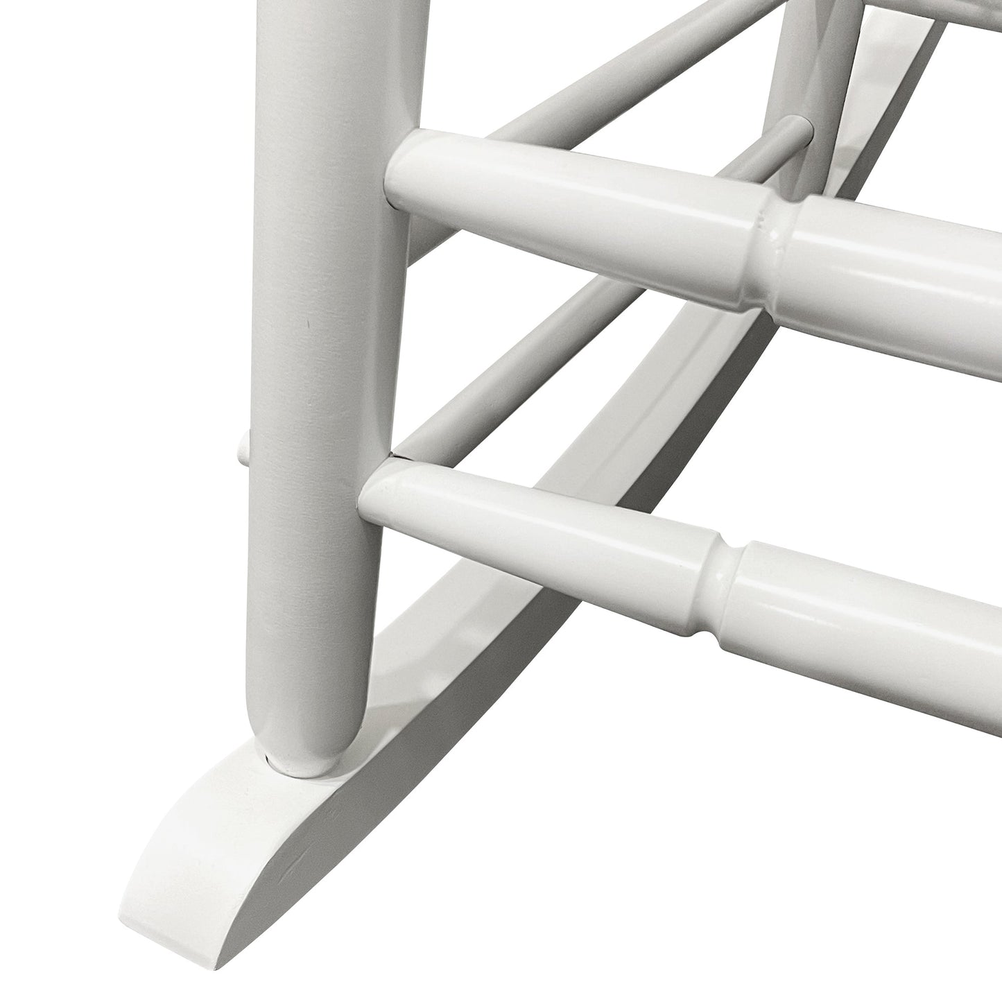 Premium White Balcony Porch Rocking Chair