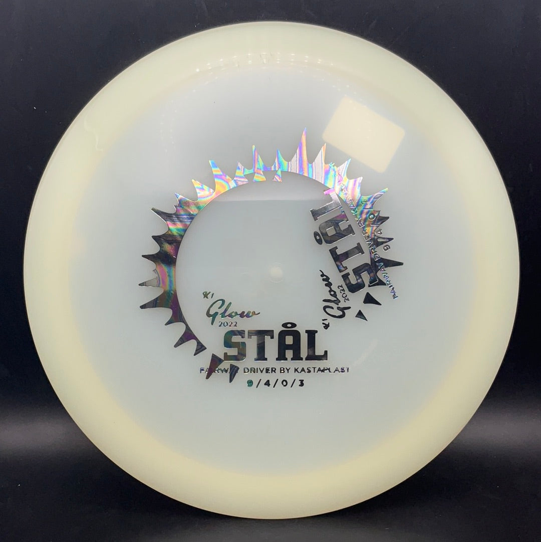 K1 Glow Stal 2022 - Double Stamps Disc Golf Driver